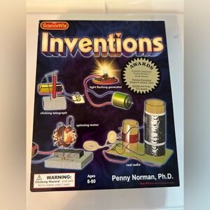 Science Wiz Electricity and Invention Kit for Kids NEW in box